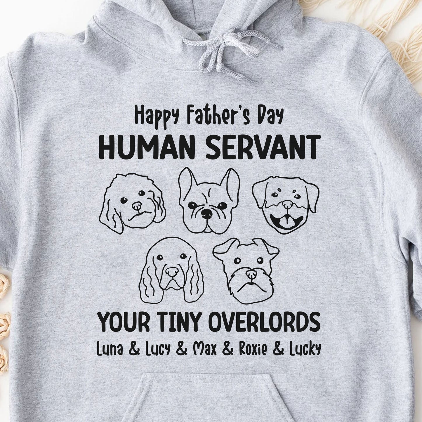 To My Human Servant Personalized Custom Photo Dog Cat Bright Shirt C783