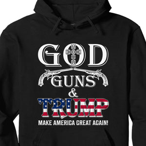 God Guns And Trump Shirt | Donald Trump Homage Shirt | Donald Trump Fan Tees | Personalized Custom Trump Shirt C976 - GOP