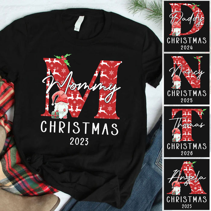 Monogrammed Family Christmas Shirt, Personalized Custom Family Sweatshirt C836