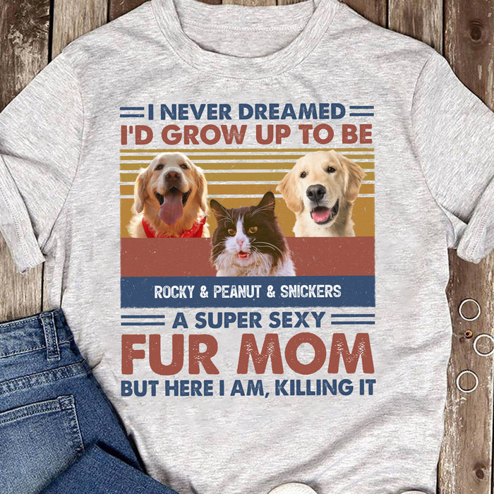 Super Sexy Dog Dad Dog Mom Personalized Custom Photo Dog Cat Shirt C740