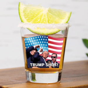 Trump 2024 Trump Shot Glass 1.5 oz | Trump 47th President Print Shot Glasses M1773- GOP