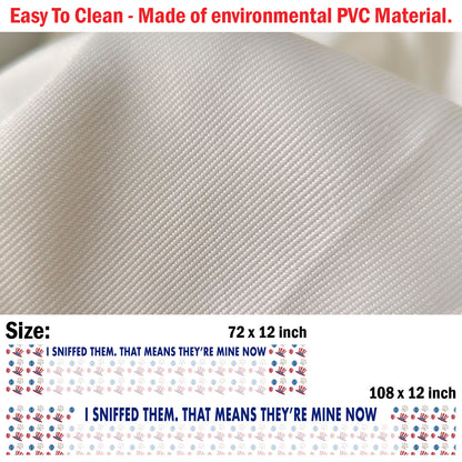 Personalized I Sniffed Them Table Runner | Custom Dog Photo | Patriotic 4th Of July Table Runner For Kitchen 682364