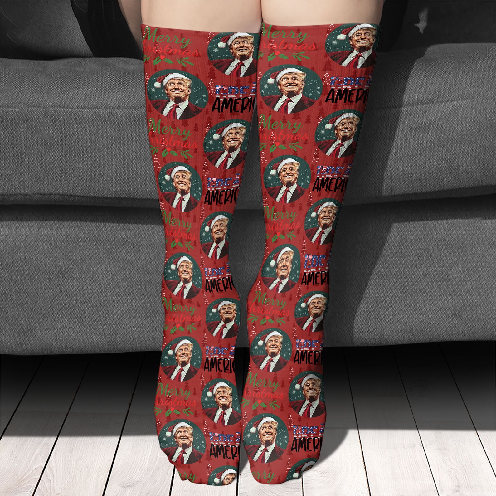 Trump Great America Socks, Republican Gift for Christmas, MAGA Gift , Gift For Trump Supporters 681830 - GOP