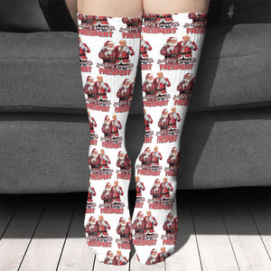 Trump Santa's Favorite President Socks, Political Gift for Christmas, MAGA Gift , Gift For Trump Supporters 681835 - GOP