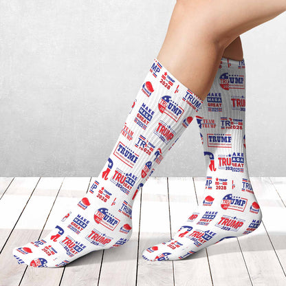 Trump Republican Socks, President Donald Trump Socks, Socks For Christmas 683412 - GOP