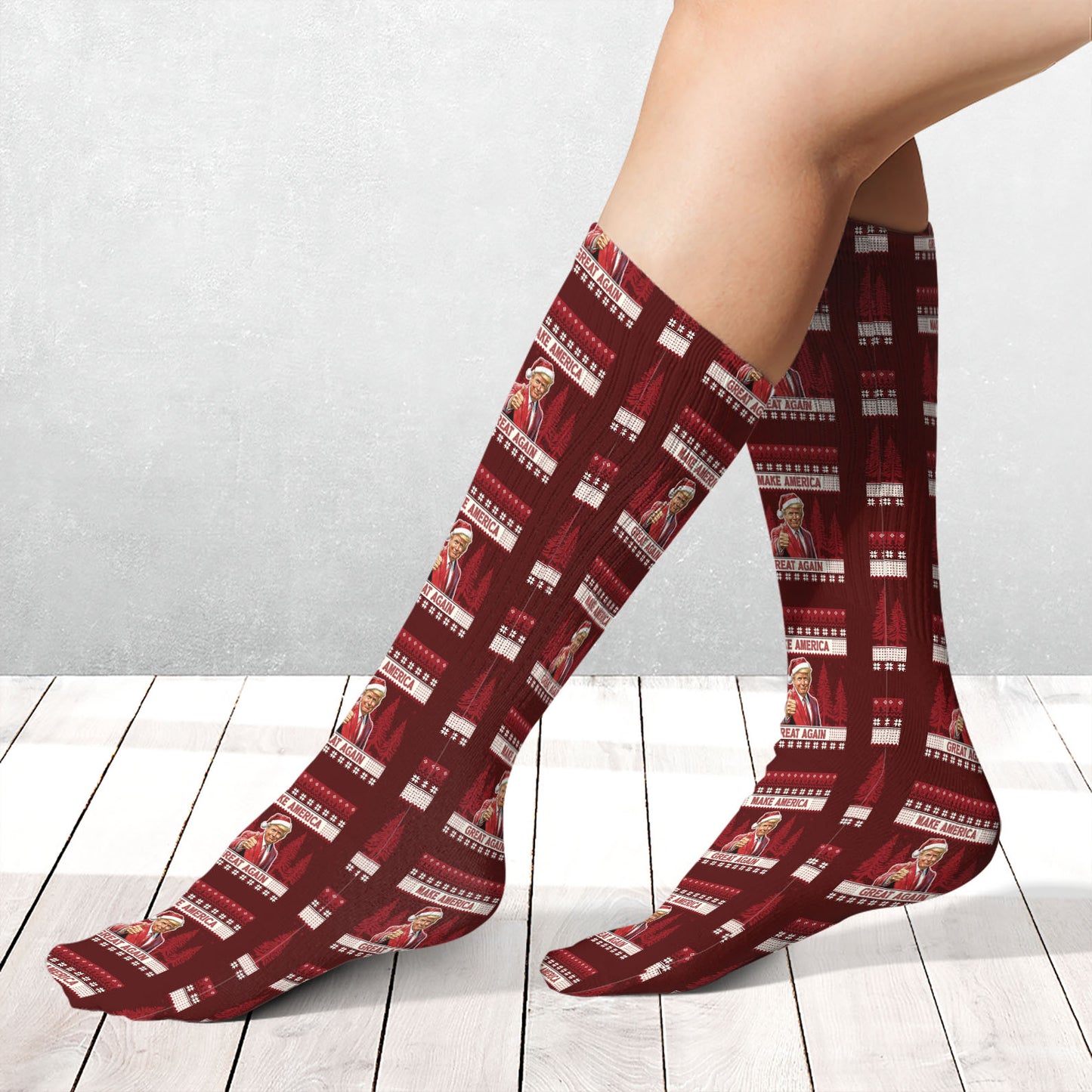 Make America Great Again Socks, Funny Trump Christmas Gift for Christmas, MAGA Gift , Gift For Trump Supporters 681741 - GOP