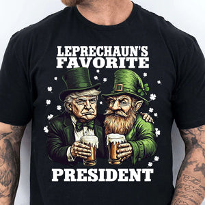 Leprechaun's Favorite President Shirt, St Patrick's Day Shirt, Trump St Patricks Day Shirt, Irish Shirt 681938