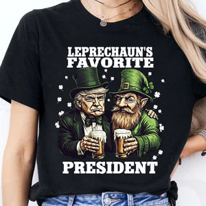 Leprechaun's Favorite President Shirt, St Patrick's Day Shirt, Trump St Patricks Day Shirt, Irish Shirt 681938