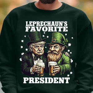 Leprechaun's Favorite President Shirt, St Patrick's Day Shirt, Trump St Patricks Day Shirt, Irish Shirt 681938