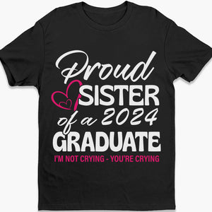 Proud Family Senior 2024 Personalized Custom Graduation Shirt T506V1