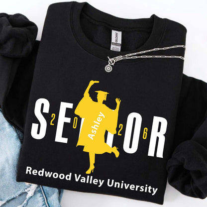Senior 2026 - Personalized Custom Graduation Shirt T557