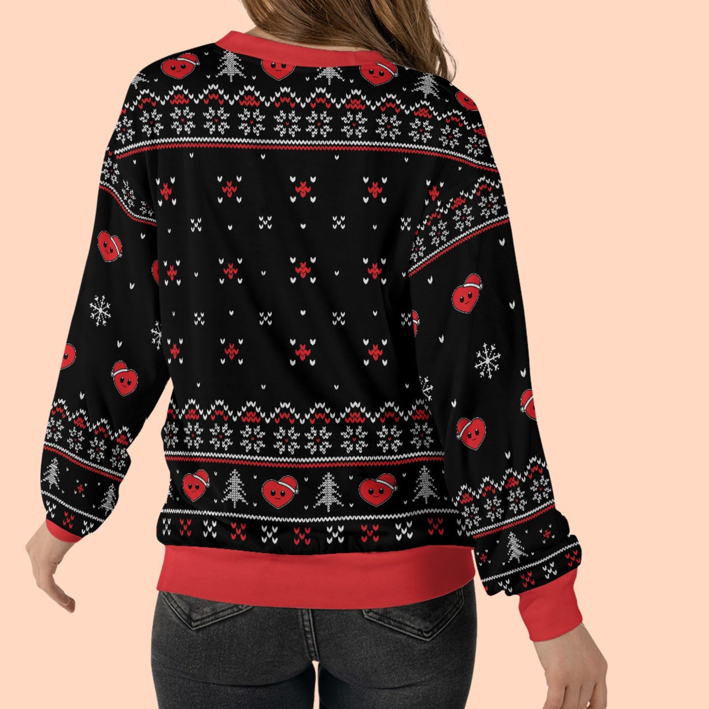 It's Not Easy Being The Best Wife Ugly Sweater, Personalized Custom All-Over-Print Sweatshirt, Gift For Wife Mom Grandma 683459