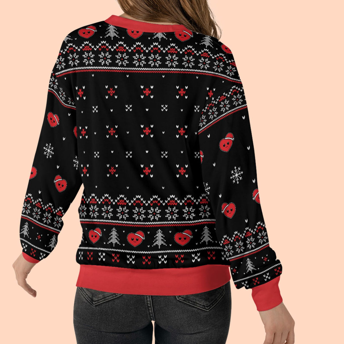 It's Not Easy Being The Best Wife Ugly Sweater, Personalized Custom All-Over-Print Sweatshirt, Gift For Wife Mom Grandma 683459