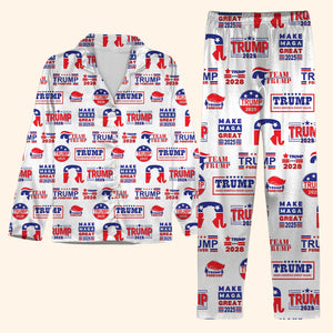 Trump Republican Pajamas, President Donald Trump Christmas Pajamas, Pajamas For Christmas 683412 - GOP