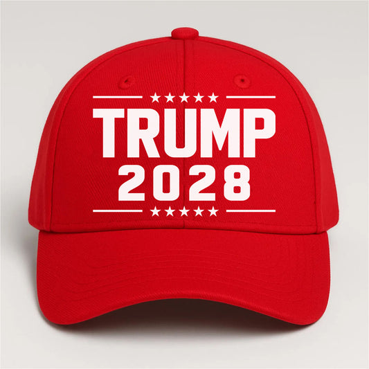 Trump 2028 Printed 2D Baseball Cap | MAGA Hat Make America Great Again | Support Trump Cap 683197 - GOP