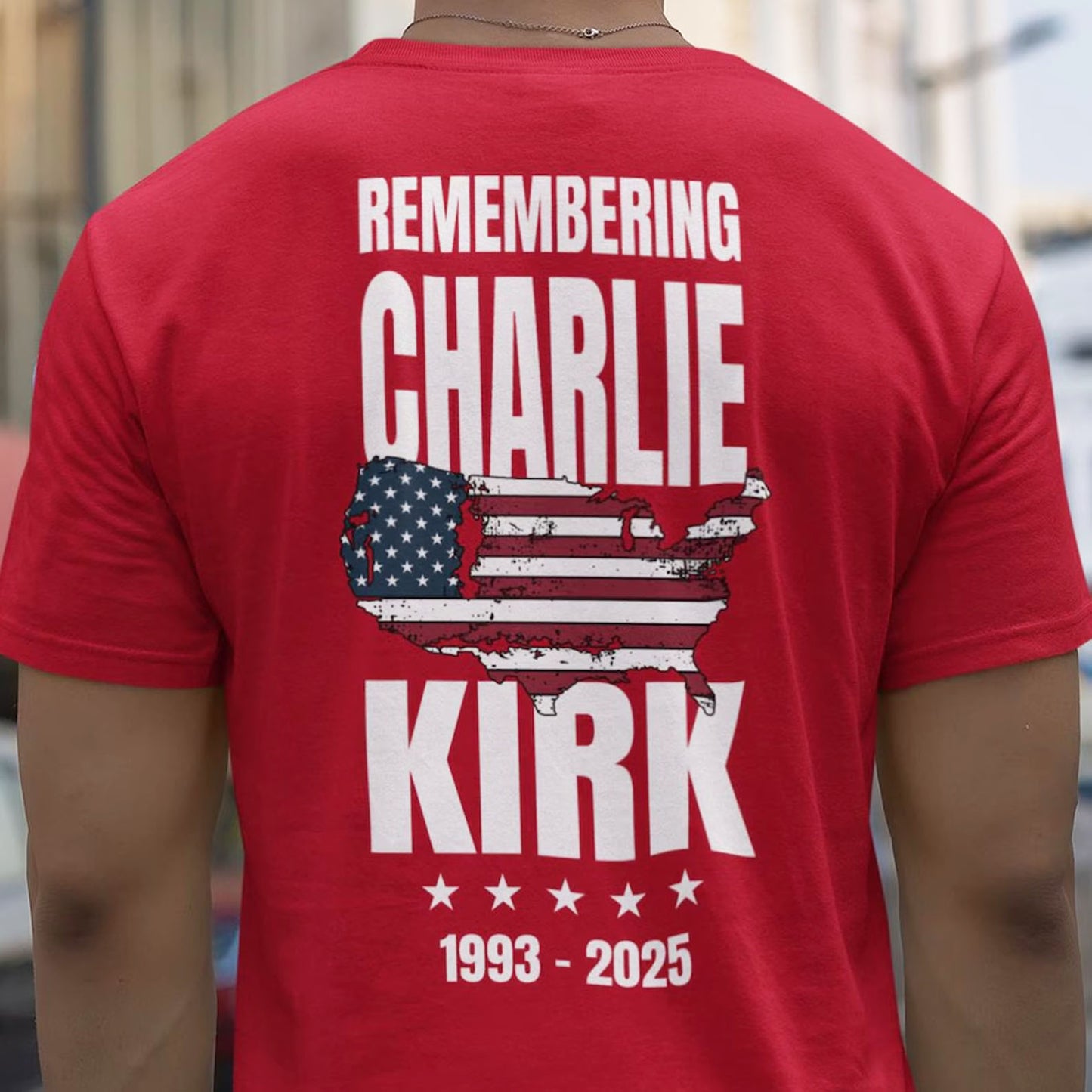 Remembering Charlie Kirk Red Shirt | Red Freedom Shirt | We Wear Red Charlie Kirk Birthday October 14 Backside Shirt 683202