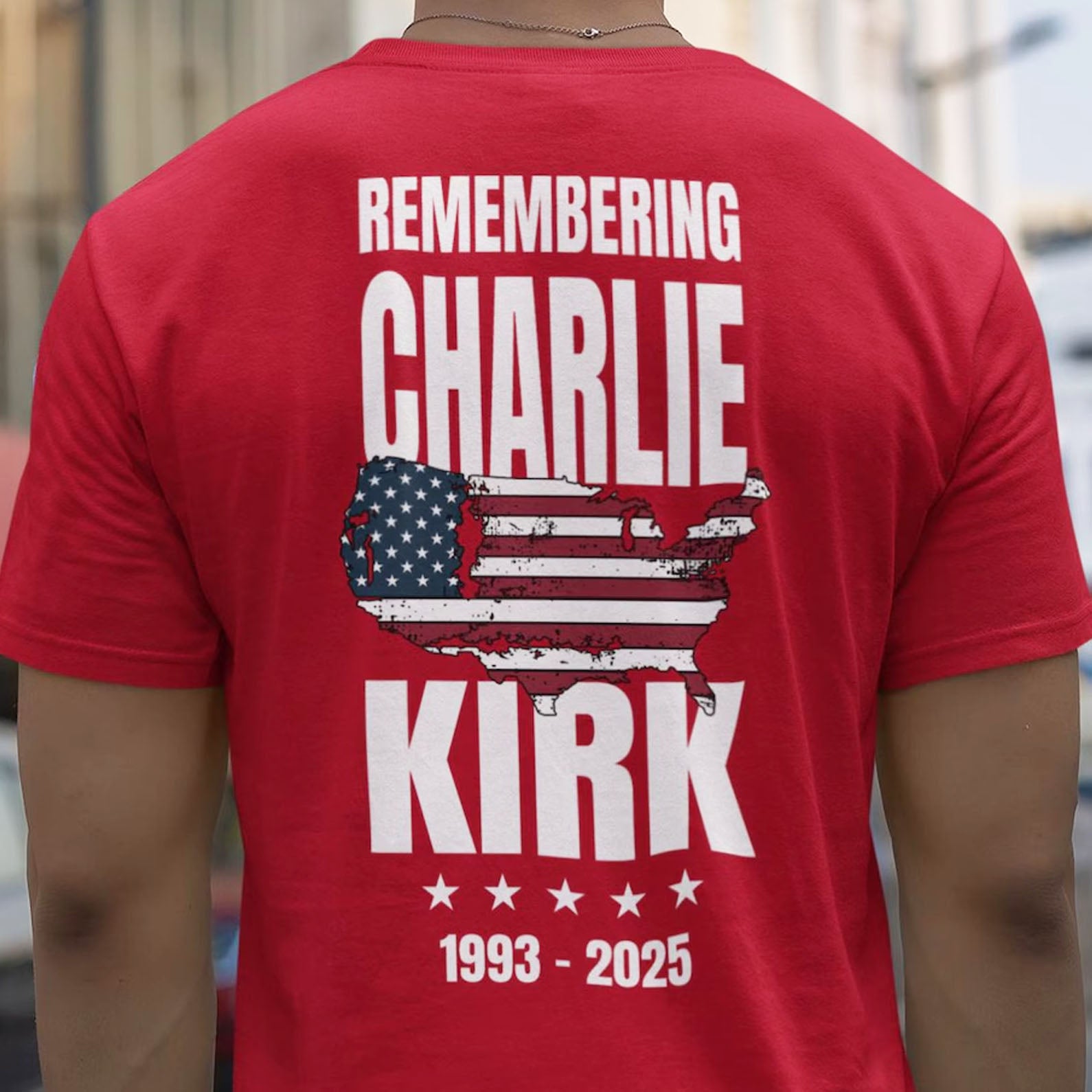 Remembering Charlie Kirk Red Shirt | Red Freedom Shirt | We Wear Red Charlie Kirk Birthday October 14 Backside Shirt 683202