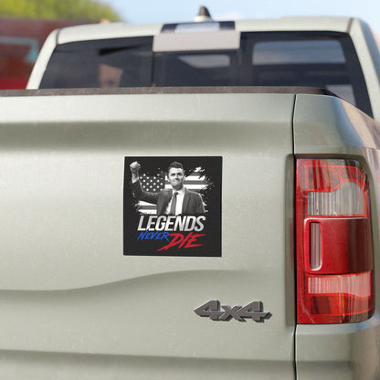 Legends Never Die Charlie Kirk Car Magnet | Stand With Charlie Kirk | Justice For Charlie Kirk 683153