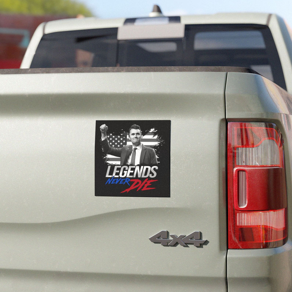 Legends Never Die Charlie Kirk Car Magnet | Stand With Charlie Kirk | Justice For Charlie Kirk 683153