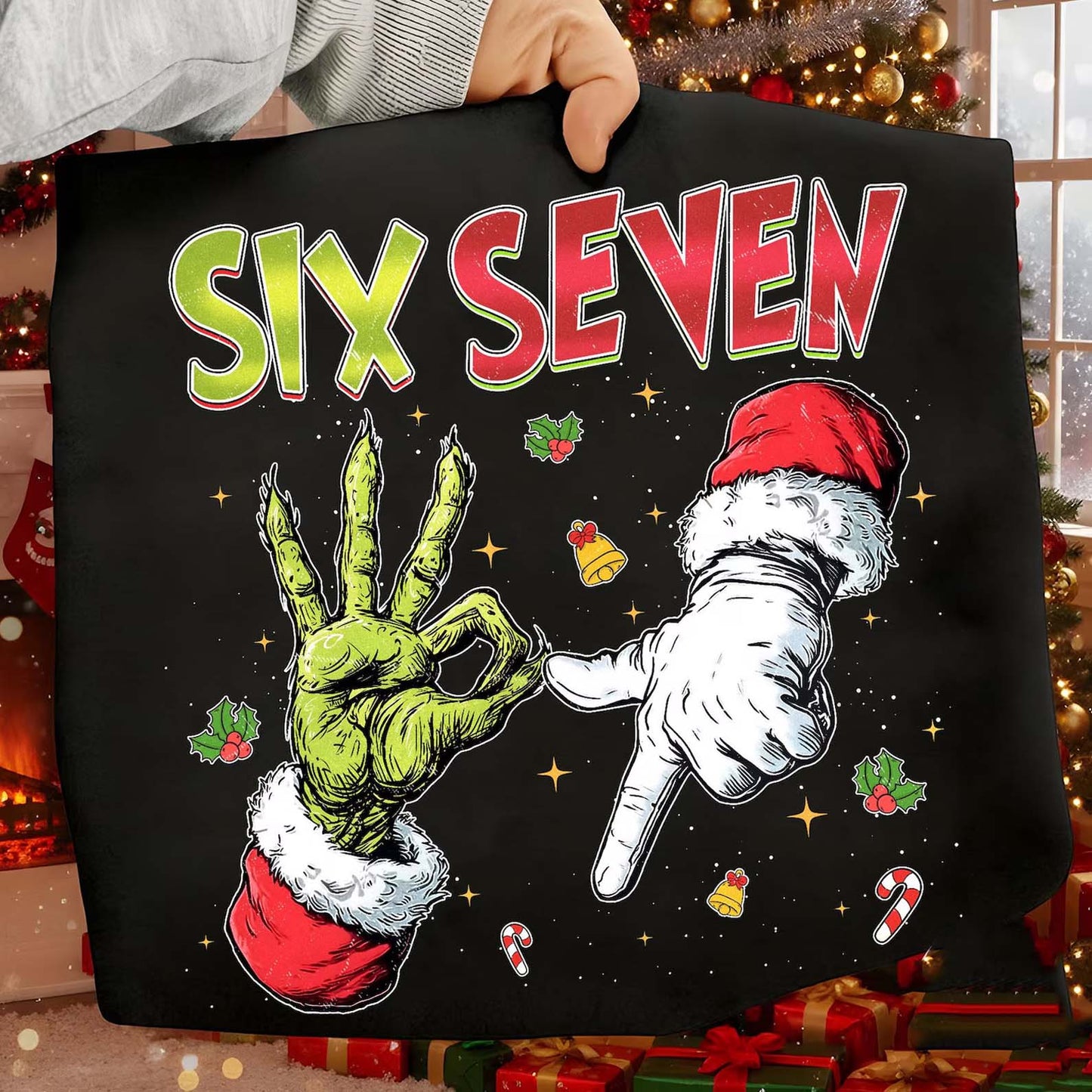 Trending Six Seven Meme Shirt | Funny Mean Guy Christmas Sweatshirt | Viral 6 7 Joke Tee 683302 - WFD