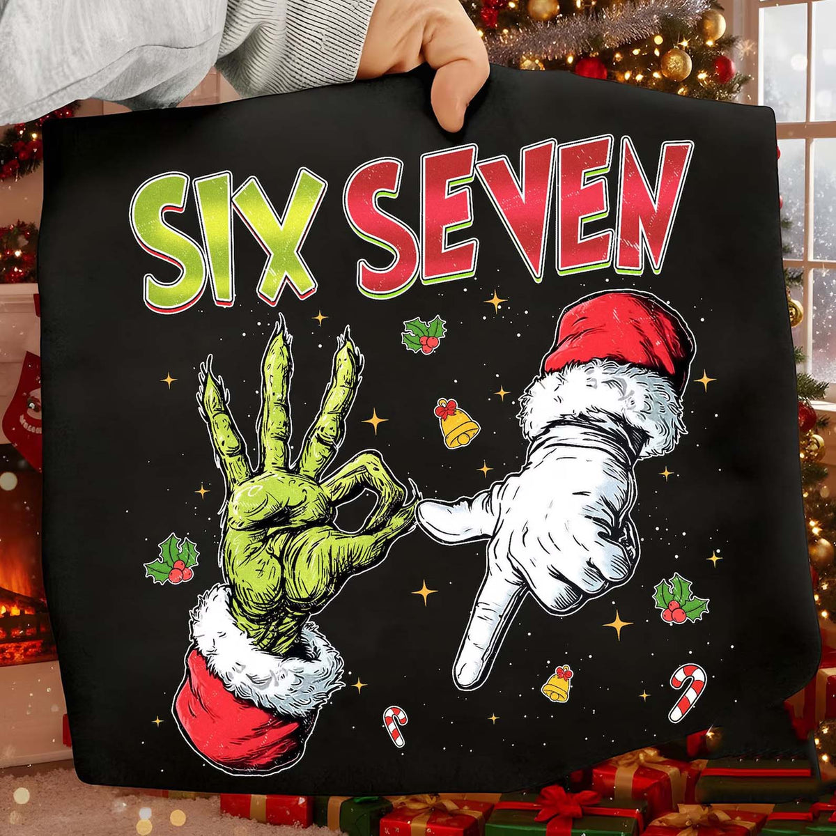 Trending Six Seven Meme Shirt | Funny Mean Guy Christmas Sweatshirt | Viral 6 7 Joke Tee 683302 - WFD