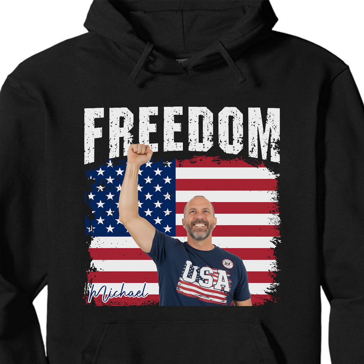 Upload Photo Freedom Shirt | Charlie Kirk Shirt | Gifts For Patriots - 683195