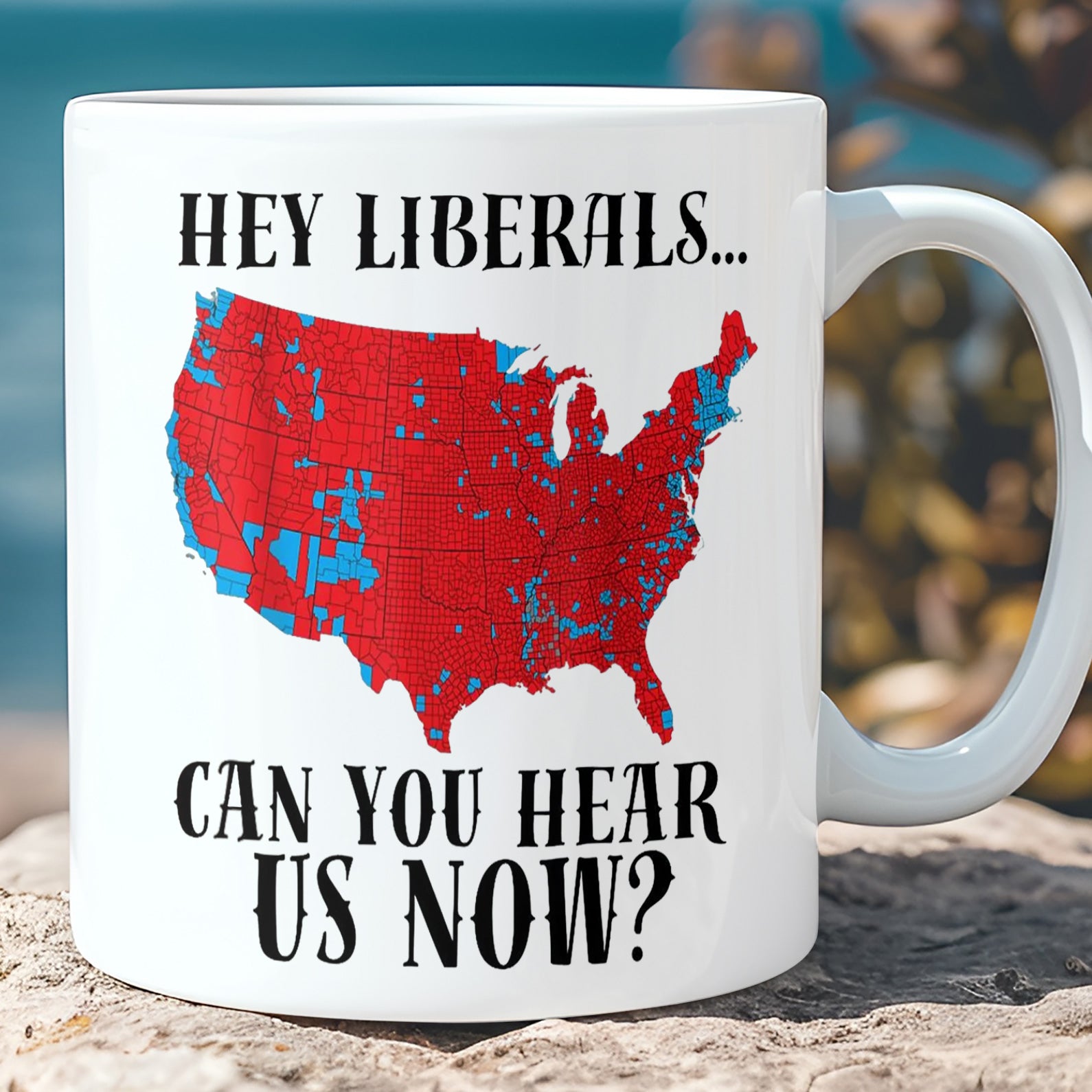 Trump Victory Map, MAGA Trump Can You Hear Us Now Coffee Mug, Red Trump ...