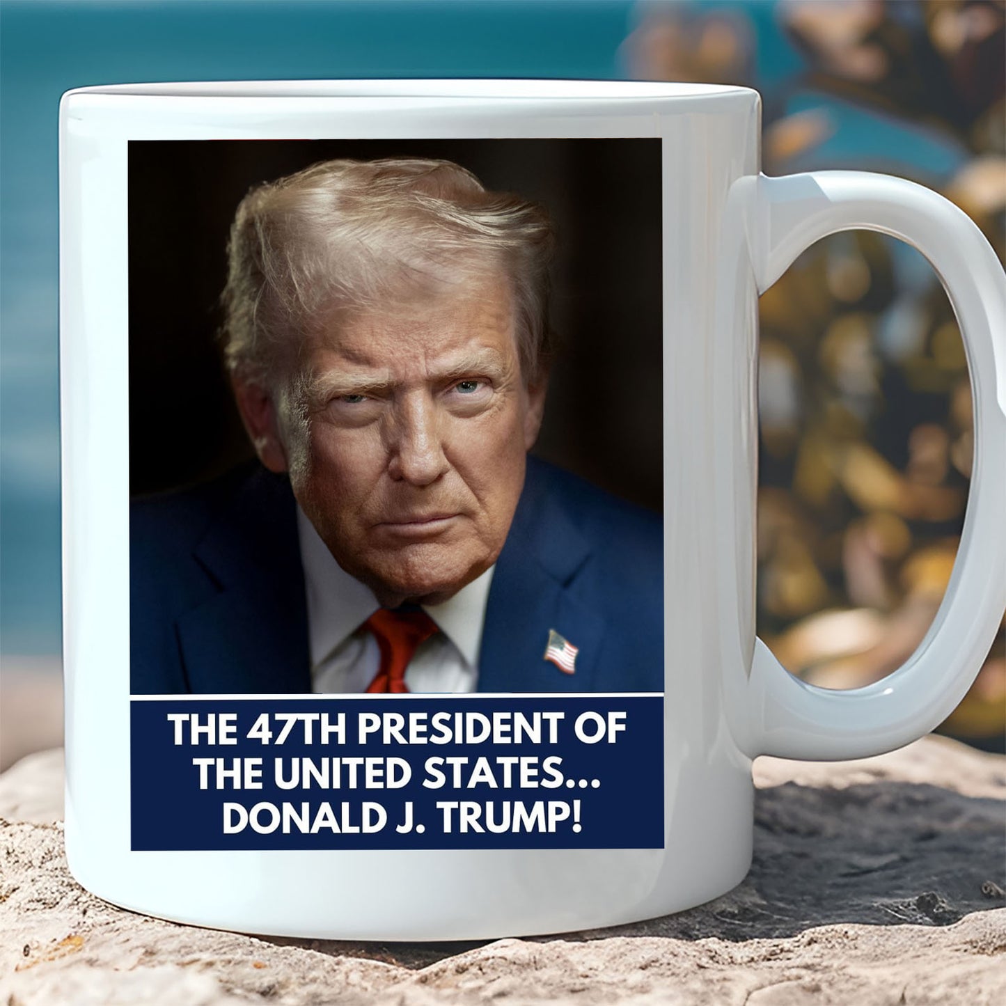 47th President Trump Mug | Trump Gift for Him | Independence Day Patriotic Coffee Cup | MAGA Supporter Political Gift 682449 - GOP