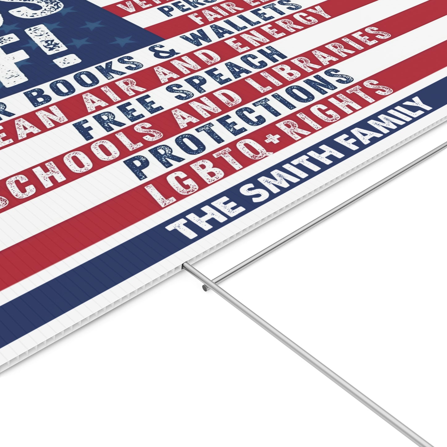 Personalized Hands Off Yard Sign – Custom 8647 Anti Trump, Anti MAGA Protest Sign for Democrats, Resist MAGA And Oligarchy 682208