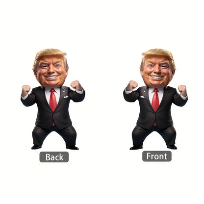 Contemporary 2D Strongman Acrylic Pendant - Multifunctional Hanging Decor for Car & Christmas Tree, Seasonal Ornament for Easter, Christmas, Halloween - Universal Gift without Electricity, Pack of 1 - HT02