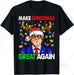 Make Christmas Great Again Funny Trump Ugly Christmas Men T-Shirt Family Holiday Gift T-Shirts Women Men Clothing Tee Tops