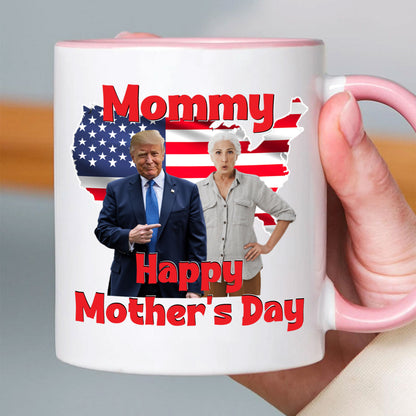 My Dad With Donald Trump Custom Photo Mug | Father's Day Mug | Father's Day Gift Ideas 682023 - GOP