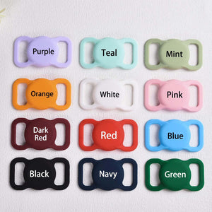 Personalized Dog AirTag Collar Holder, Custom Name AirTag Collar Holder, Pet Airtag Case Silicone BX25