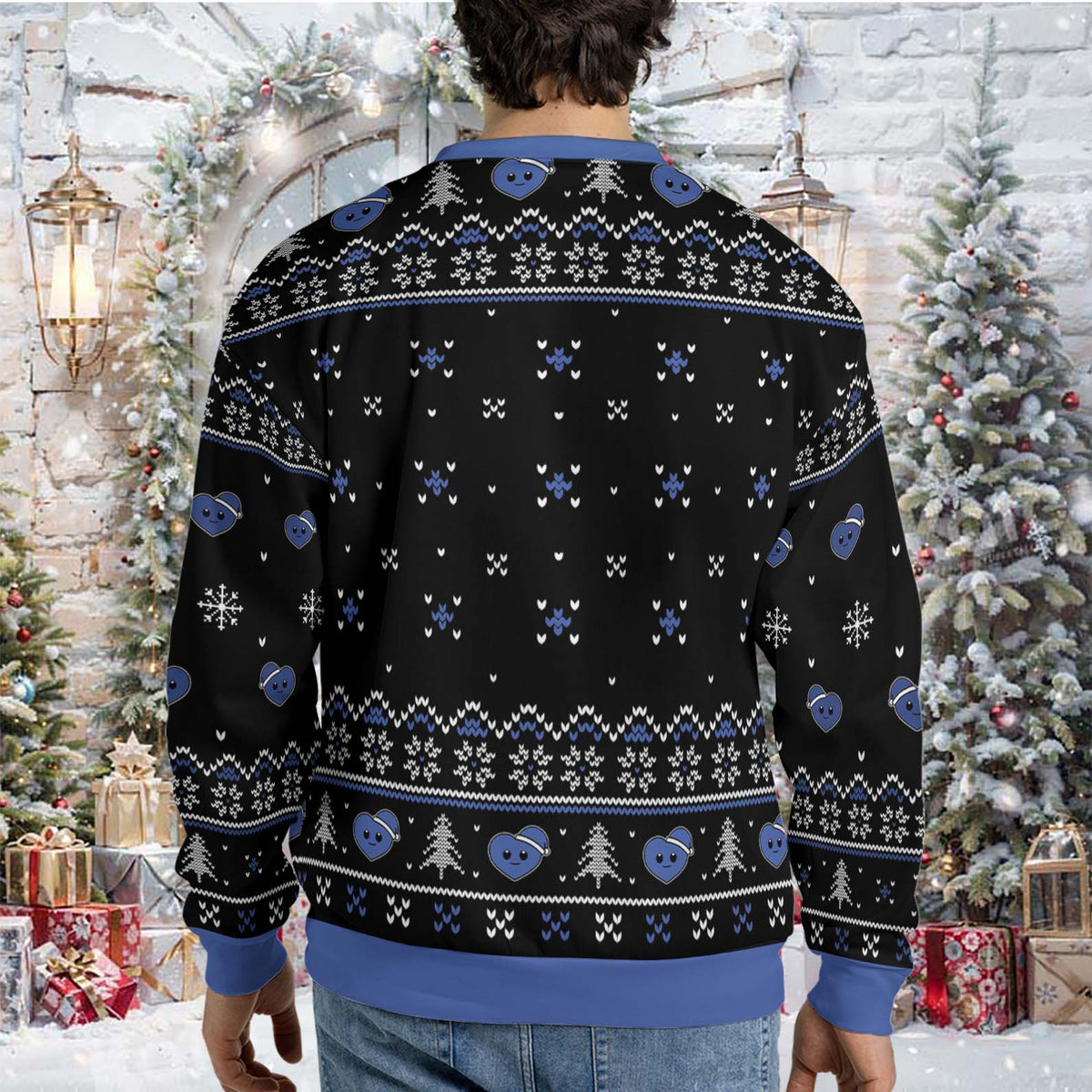 It's Not Easy Being The Best Husband Ugly Sweater, Personalized Custom All-Over-Print Sweatshirt, Gift For Husband Dad Grandpa 683459