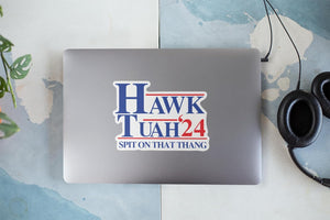 Hawk Tuah Spit on That Thang Funny Bumper Sticker | 5.5-Inch by 4-Inch | Hilarious Meme Decal | Prank Gag Gift Idea | Hawk Tush HT102