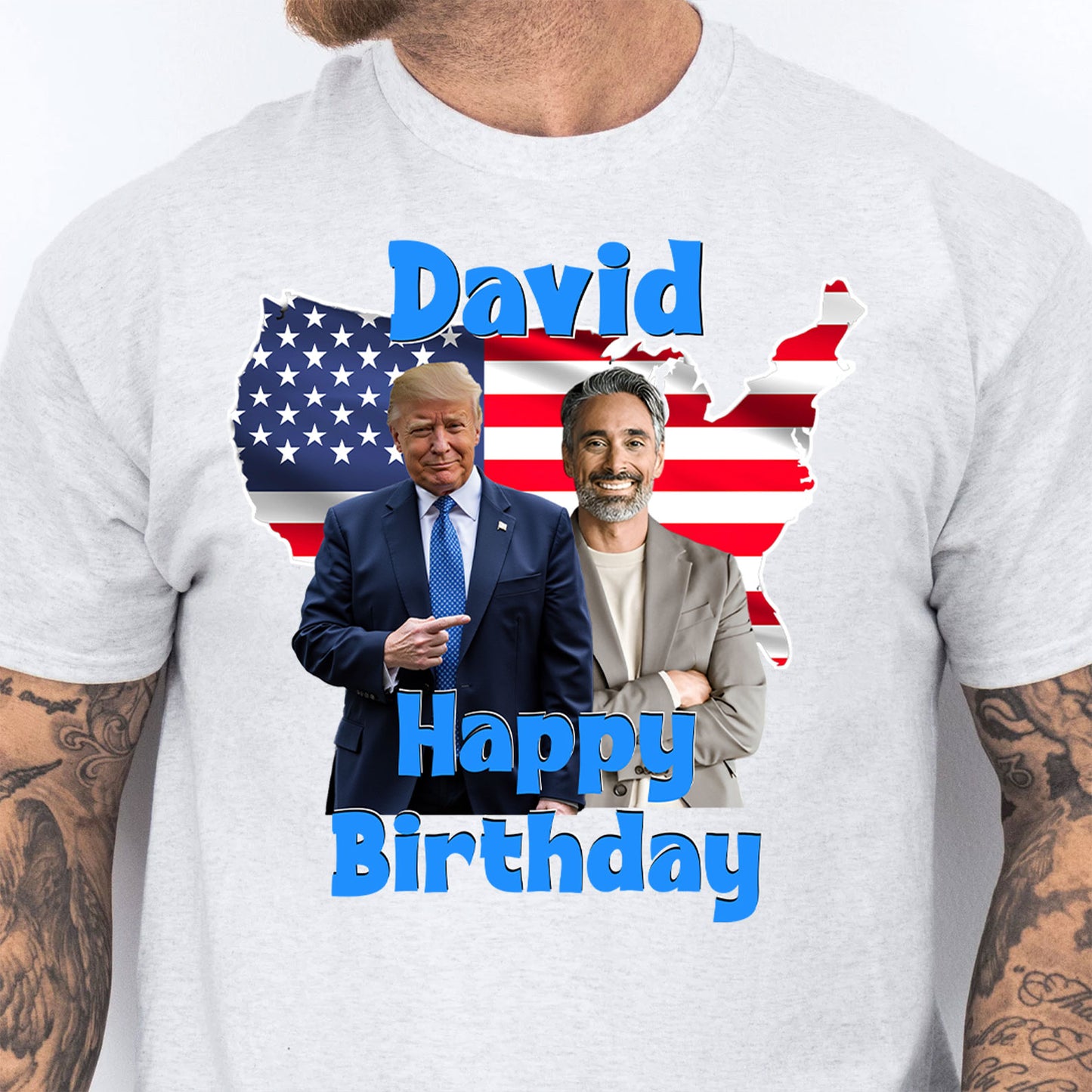 My Dad/ Mom With Donald Trump Custom Photo Shirt | Funny Shirt | Birthday Gift Ideas 682017 - GOP