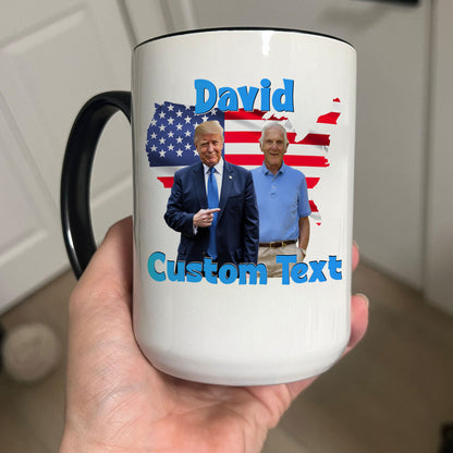 My Dad/Mom With Donald Trump Custom Photo Mug | Birthday Mug | Funny Birthday Gift Ideas 682023 - GOP