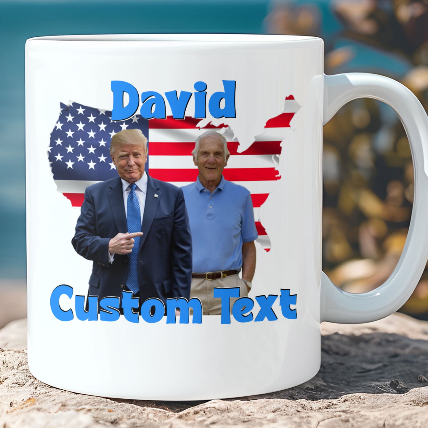 My Dad/Mom With Donald Trump Custom Photo Mug | Birthday Mug | Funny Birthday Gift Ideas 682023 - GOP
