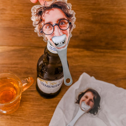 Personalized Funny Avatar Photo Bottle Opener | Custom Photo Bottle Opener | Gift For Him | Groomsmen Gift 683794