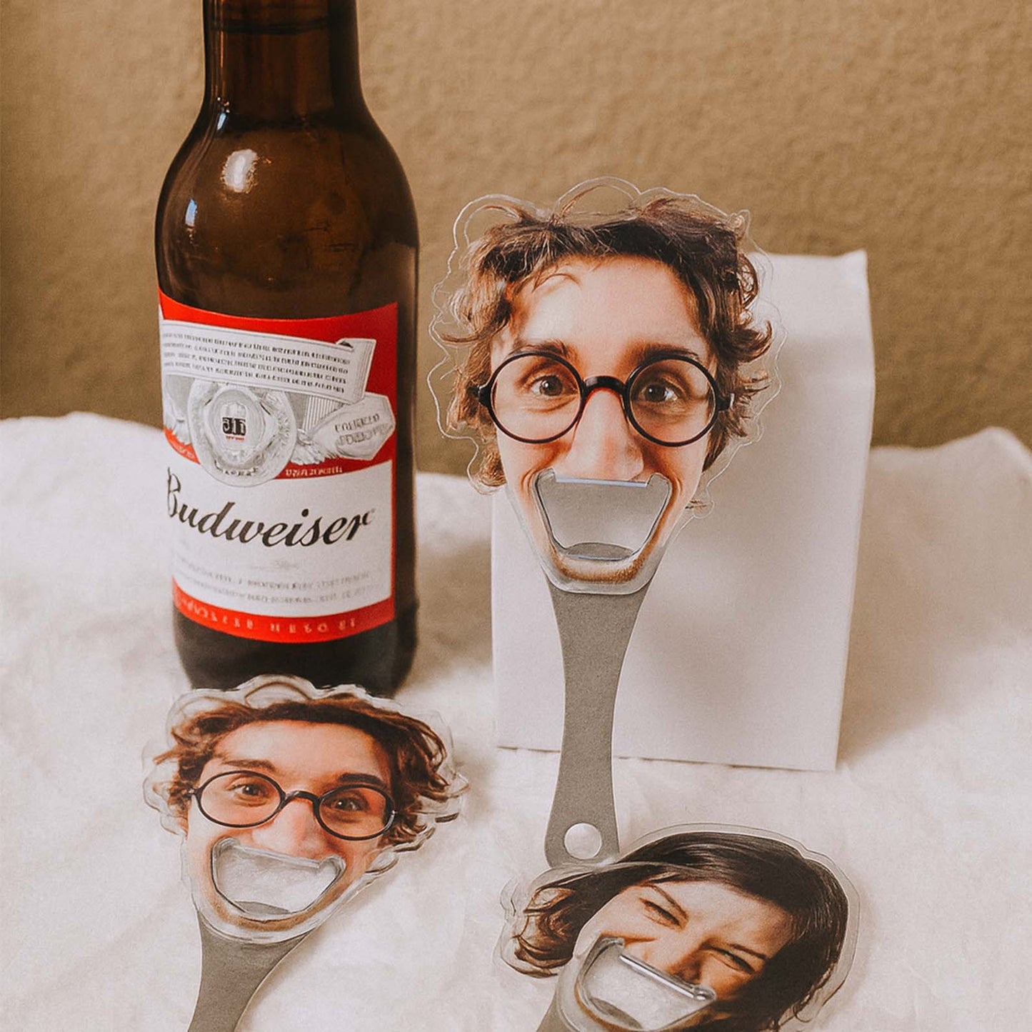 Personalized Funny Avatar Photo Bottle Opener | Custom Photo Bottle Opener | Gift For Him | Groomsmen Gift 683794
