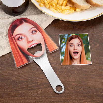 Personalized Funny Avatar Photo Bottle Opener | Custom Photo Bottle Opener | Gift For Him | Groomsmen Gift 683794