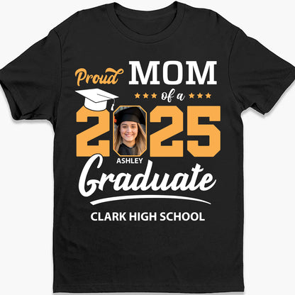 Personalized Proud Family Graduation 2025 Upload Photo Shirt C534