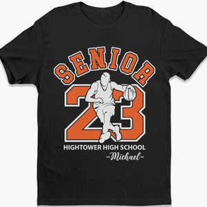 Basketball Senior 2024 Personalized Custom Graduation Shirt C633