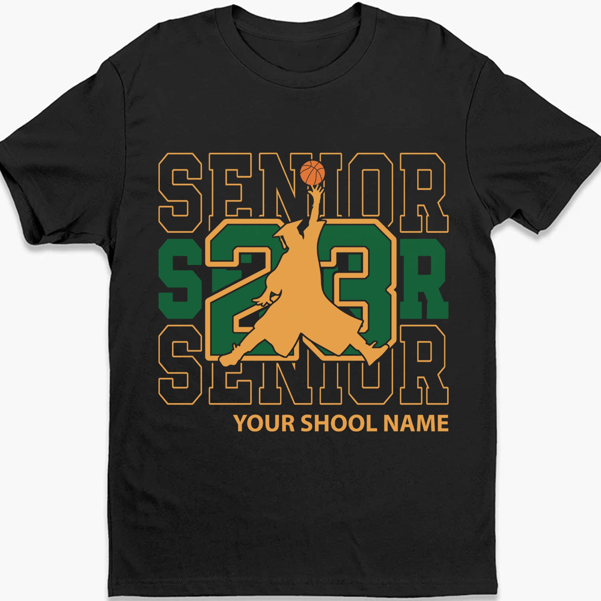 Basketball Senior 2023 Personalized Custom Graduation Shirt C643