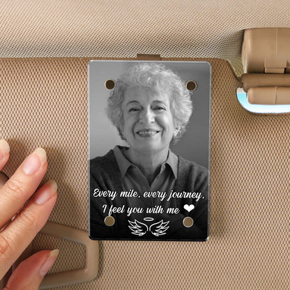 Loss of Mother Memorial Gift Personalized Car Visor Clip | Personalized Memorial Gift | Remembrance Gift Visor Clip 683296