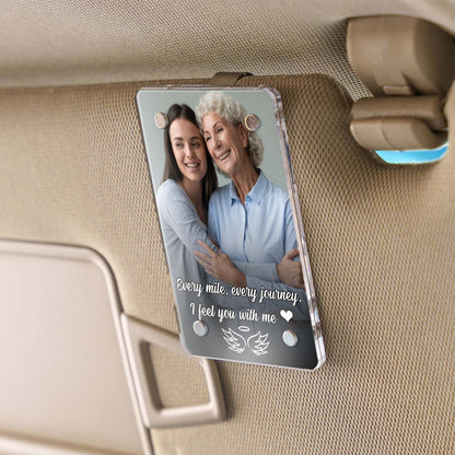 Loss of Mother Memorial Gift Personalized Car Visor Clip | Personalized Memorial Gift | Remembrance Gift Visor Clip 683296