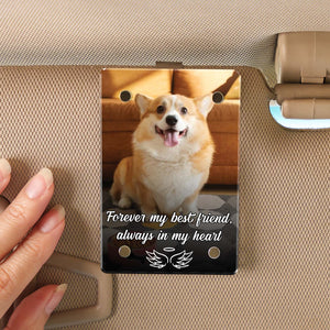 Personalized Dog Sympathy Gift Car Visor Clip | Personalized Memorial Gift | Pet Loss Memorial Visor Clip 683297