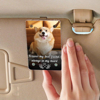 Personalized Dog Sympathy Gift Car Visor Clip | Personalized Memorial Gift | Pet Loss Memorial Visor Clip 683297