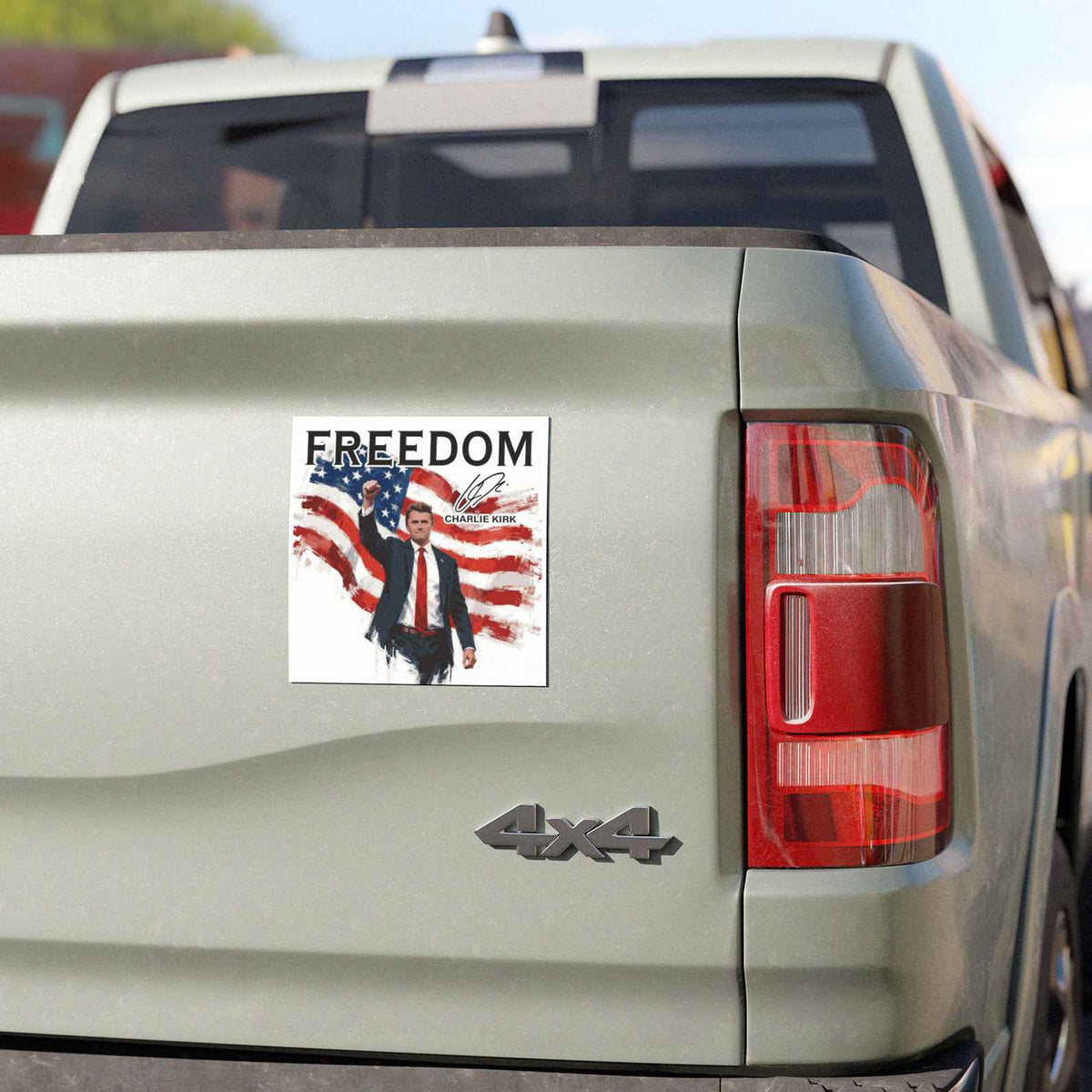Freedom Charlie Kirk Car Magnet | Stand With Charlie Kirk | Justice For Charlie Kirk 683150