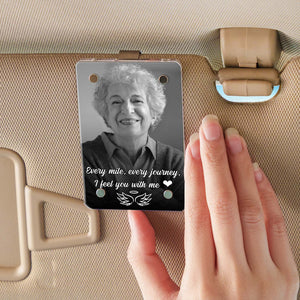 Loss of Mother Memorial Gift Personalized Car Visor Clip | Personalized Memorial Gift | Remembrance Gift Visor Clip 683296